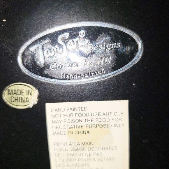 Tam Sar Collections Hand Painted Wooden Platter - Picture 5 of 5